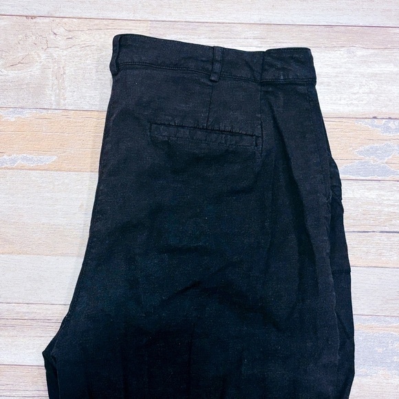 REITMANS Black cropped linen pants | Easy everyday comfort | Size 17 * - Picture 3 of 11